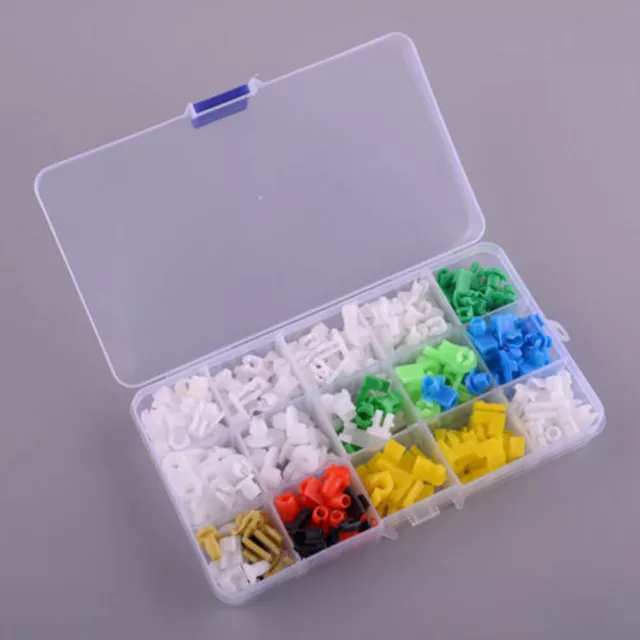 160pcs Mixed Car Door Lock Rod Clips Fasteners Retainers Rivets Assortment Kit