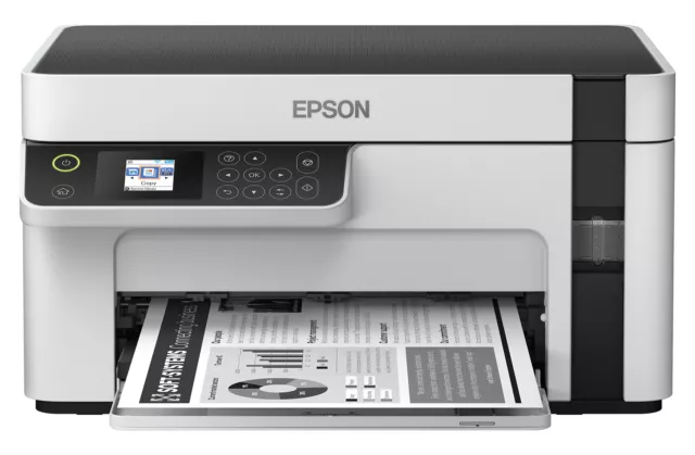 Epson Ecotank Et-m2120 3 In 1 Tintenstrahl-multifunktionsdrucker Grau C11CJ18401