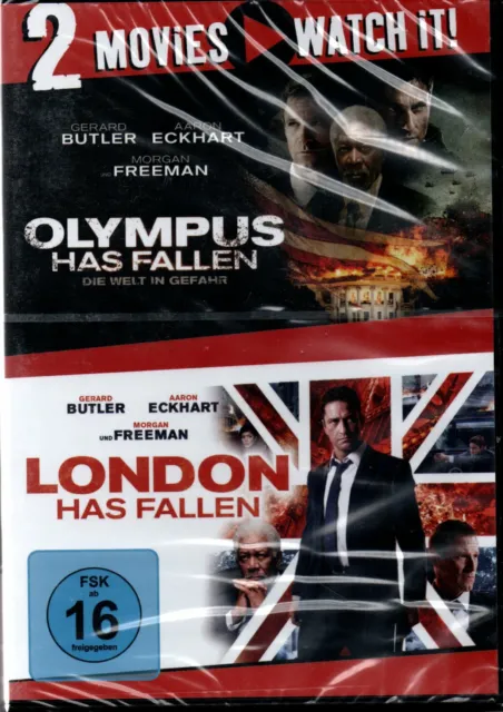 Olympus Has Fallen - Die Welt in Gefahr/ London has fallen (2 DVD´s) - neu