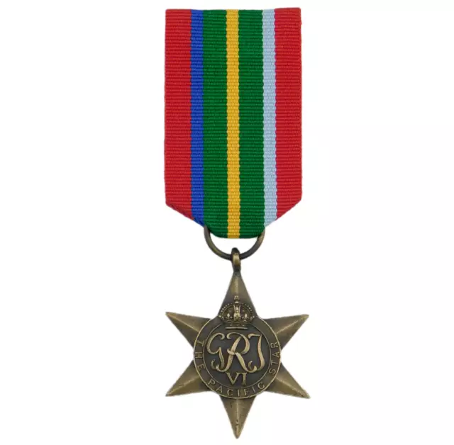 2015 Ww2 The Pacific Star - British Medal Full Size