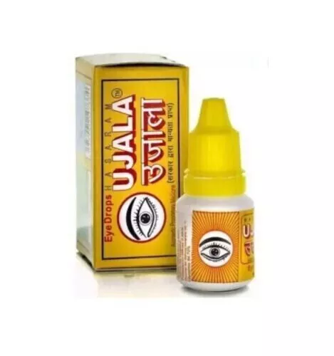 Ayurvedic Ujala Eye Drops Pack of 10 For Cataract & Vision Problems 100% Herbal
