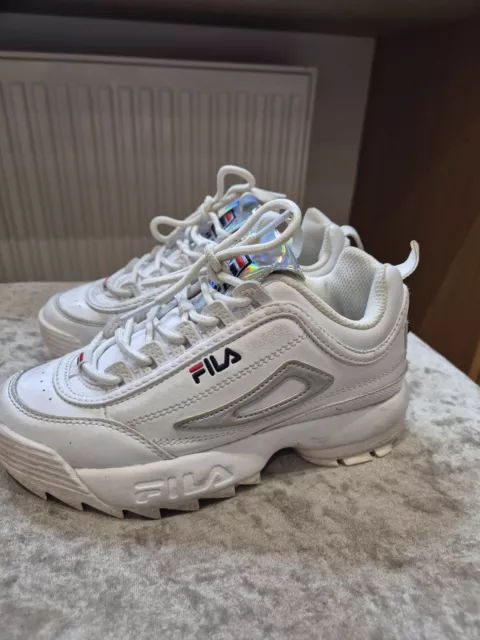 Girls fila sales trainers size 1