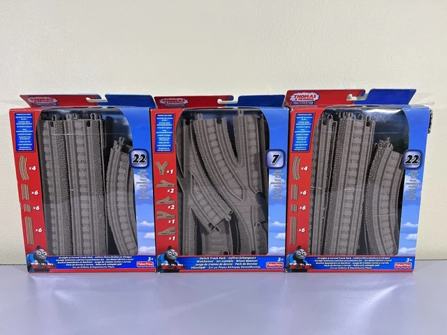 THOMAS & FRIENDS Trackmaster Motorized Railway 3 Box Lot Of 51 Brand ...