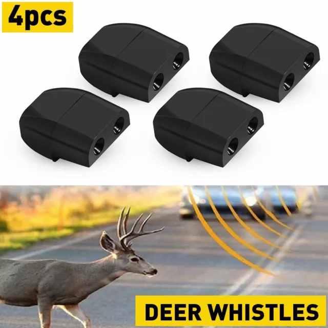 4 Pcs Deer Whistles Animal Warning Whistle Safety Cars Motorcycles Trucks  RVs ❤