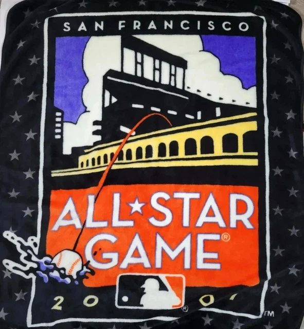 2007 MLB All Star Game Blanket Throw San Francisco 4ftx5ft
