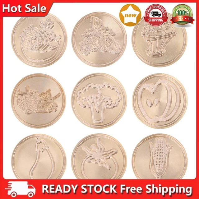 Fruit Vegetable Shape 3D Stamp Head DIY Brass Multipurpose for Scrapbooking