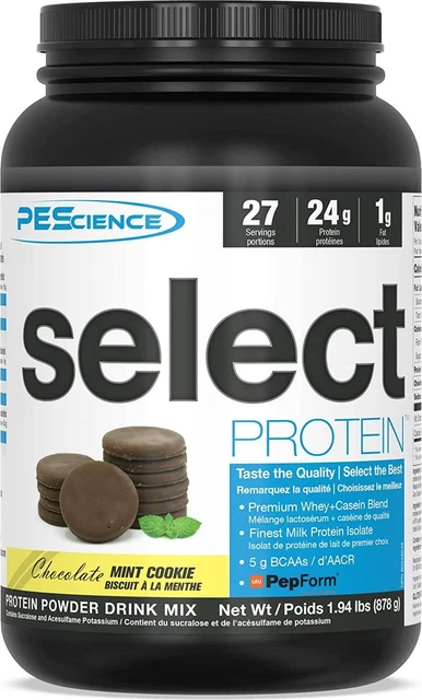 Select Protein de PEScience, 27 porciones de chocolate como nuevo galleta
