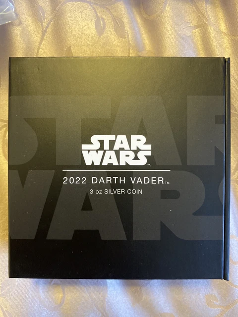 Star Wars Darth Vader Niue 2023 Colour 3 Oz Silver * Proof * OVP