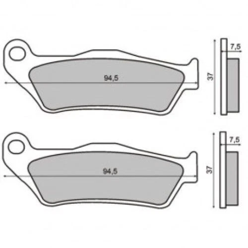 Plaquettes De Frein Ferodo Frittées Pour Moto Guzzi 1200 Stelvio (2011-2016) - Neuves