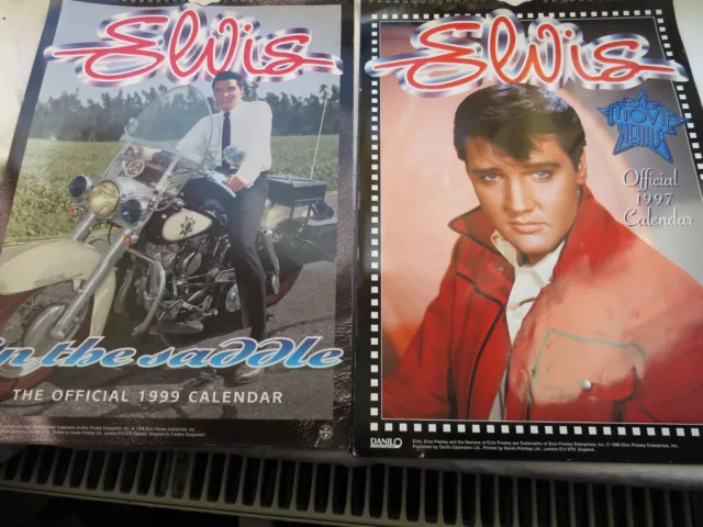 Elvis Presley Calendar  1997 & 1999 , Kalender Vintage