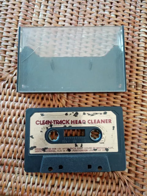 clean track cassette nettoyage CASSETTE AUDIO TAPE head cleaner audioclean k7