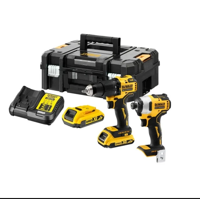 Dewalt dcd709d2t 18v xr brushless compact combi drill driver deals