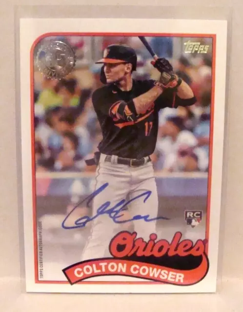 2024 Topps Colton Cowser rc Auto Baltimore Orioles Rookie Autograph