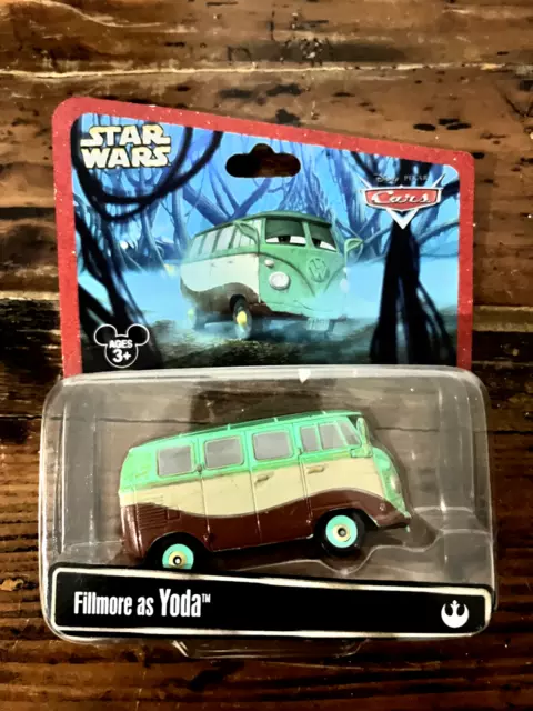 Disney Store Cars starwars FILLMORE AS YODA EXCLUSIVE