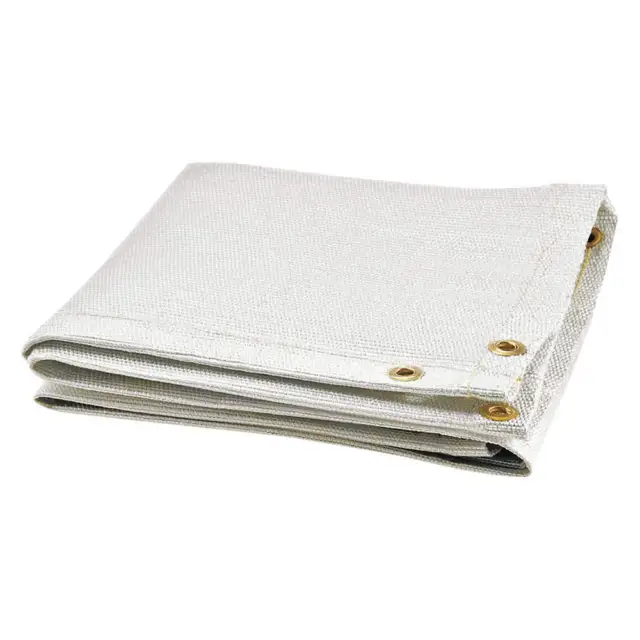 STEINER 367-10X10 Welding Blanket,10 ft W,10 ft L,White