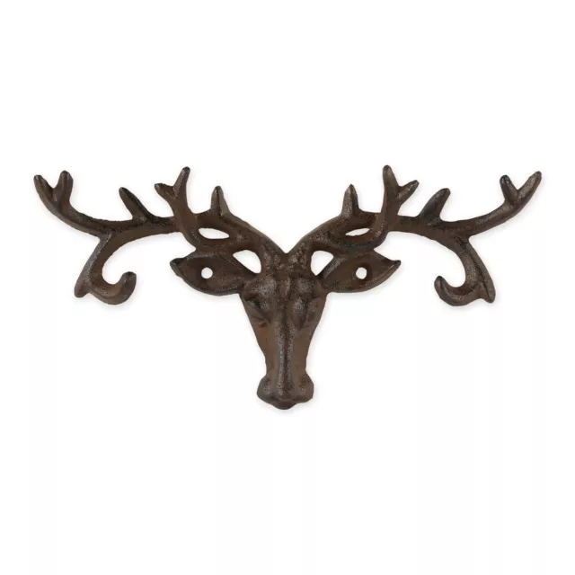 Cast Iron Buck Wall Hook Bathroom Bath Towel Holder Home Decor