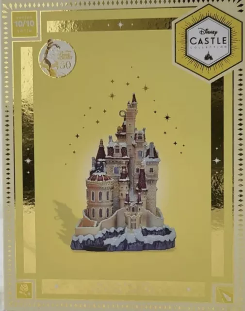 Disney Beauty & The Beast Limited Edition 10/10 Castle Collection Ornament~NIB