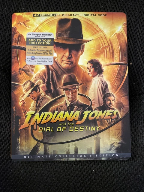 INDIANA JONES AND The Dial Of Destiny (4K Ultra Hd + Blu-Ray + Code