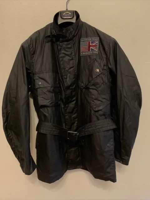 Barbour international joshua waxed cotton sales jacket