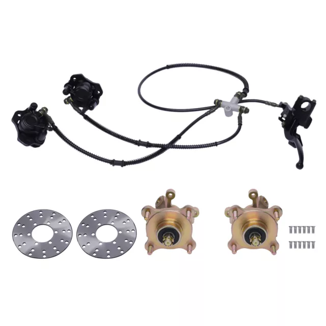 For 125cc-250cc ATV 4 Wheeler Go Kart Front Brake Disc Rotor Kit Durable