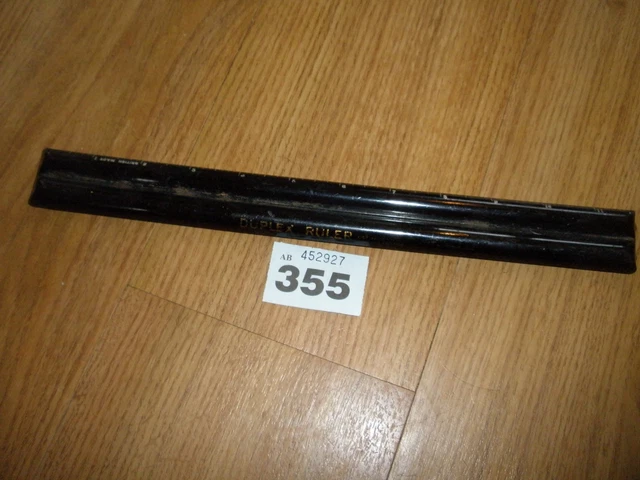 VINTAGE DUPLEX RULER Rule £9.99 - PicClick UK