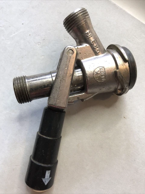 Beer Keg Coupler Tap System Micro Matic Metal Handle SK 184.03-missing top