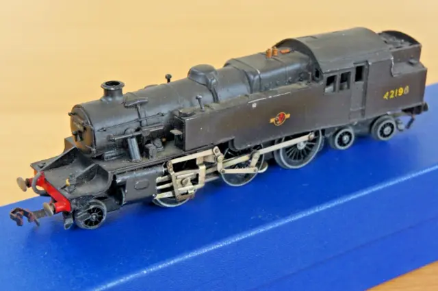 Kitbuilt for Hornby Dublo 3 rail running BR black Fairburn class 2-6-4 tank loco 3