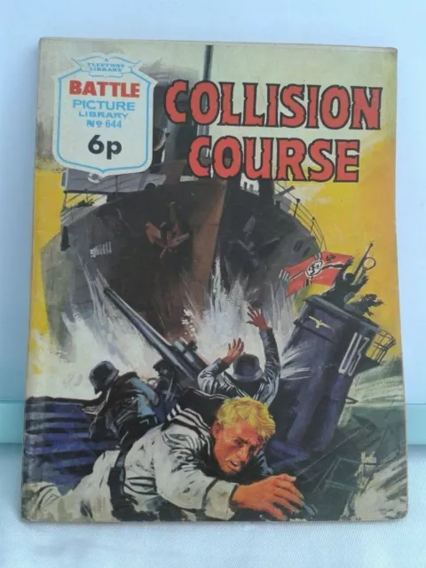 Battle Picture Library No. 644: Collision Course. Monthly Paperback. 1972