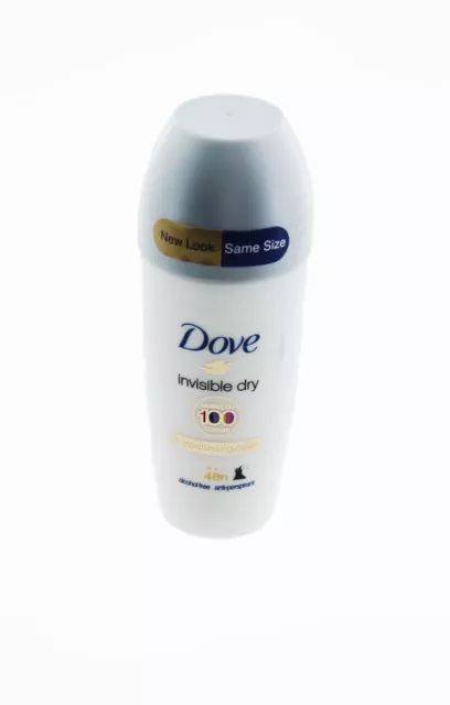 Invisible Dry Roll on Deodorant Moisturizing Cream 48h Protection  1.69 oz