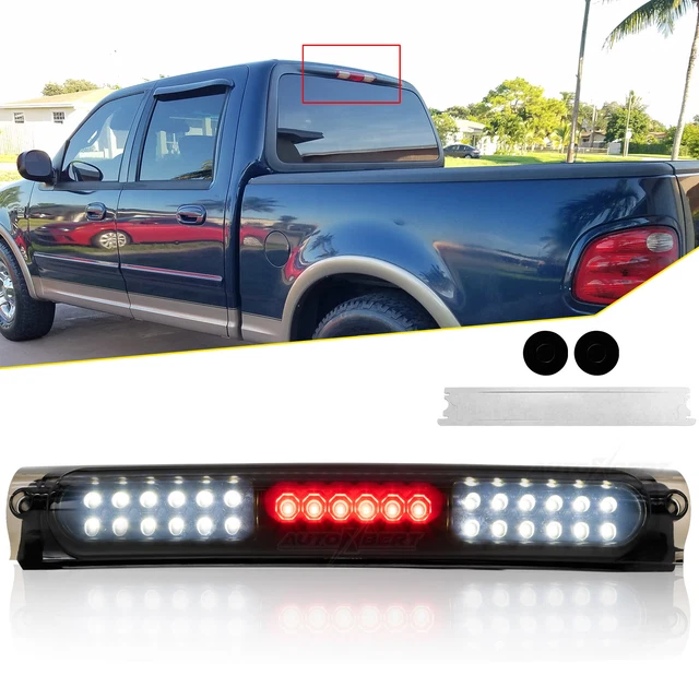 LED Third Brake Light & Cargo Lamp For 2009-2014 Ford F-150 - Red Stop Light + White Cargo Light, Plug & Play