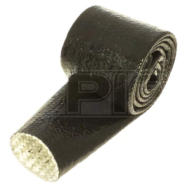 HeatShield HP Fire Shield Sleeve 210040 - rotection 3/8" x 3ft Roll - Black