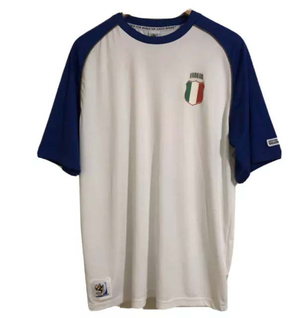 Mens FIFA 2010 World Cup South Africa Official Italia Jersey Top. Size XL.