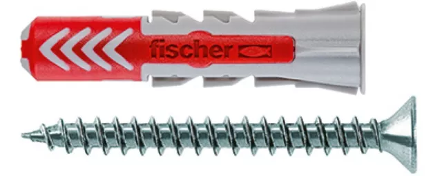 Fischer cheville Duopower diamètre 5,6,8,10mm + vis tête fraisée