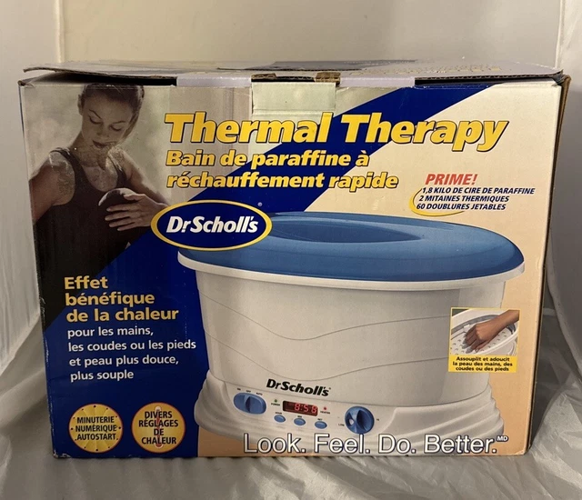 DR SCHOLLS THERMAL Therapy Quick Heat Paraffin Spa Hand Wax Bath System