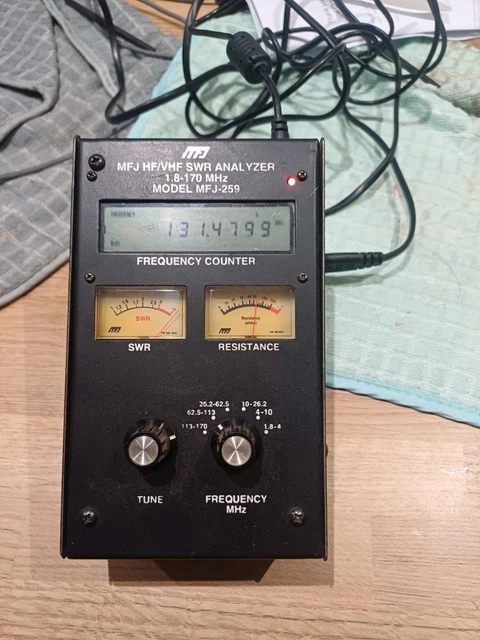 MFJ MFJ-259 HF/VHF SWR ANALYZER アナライザー 4-A110/1/060