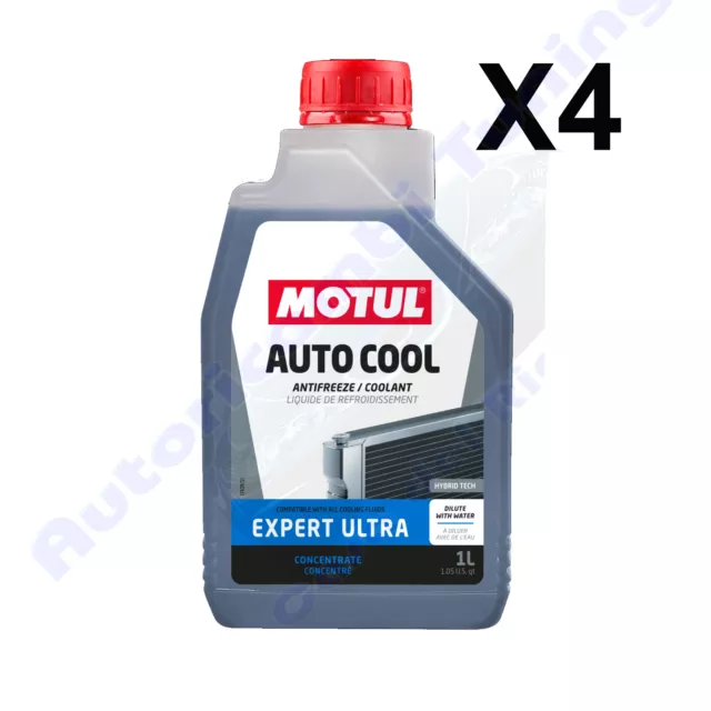 Liquido Refrigerante Antigelo Radiatore Blu Puro Motul Auto Cool Expert Ultra X4