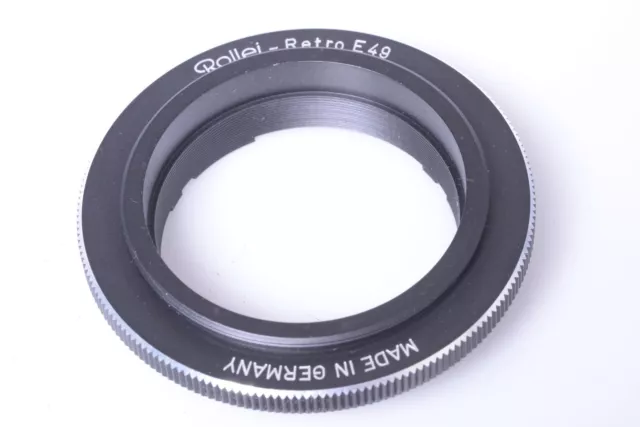 ✅ Rollei Rolleiflex Macro Retro Adapter Sl Sl35 E49 49Mm Ring To Reverse Lenses