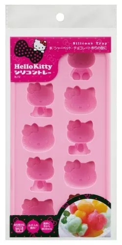 Skater Silikon Eiswürfelschale Schokolade Gussform Hello Kitty SLT2