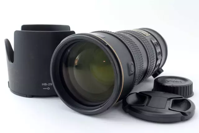 [Near MINT] NIKON AF-S VR NIKKOR 70-200mm F/2.8 G ED w/ Hood HB-29