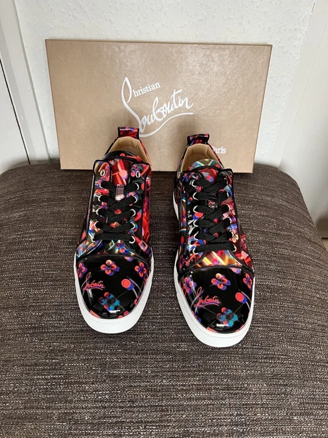 Christian louboutin louis sales orlato glitter diams patent