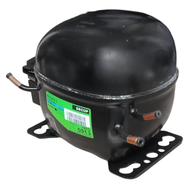 thumbnail image 2 of Sikelan GQR70TD Refrigeration Compressor – 1/6HP, 2750 BTU, 110-120V, R134a, HBP 2 of 10