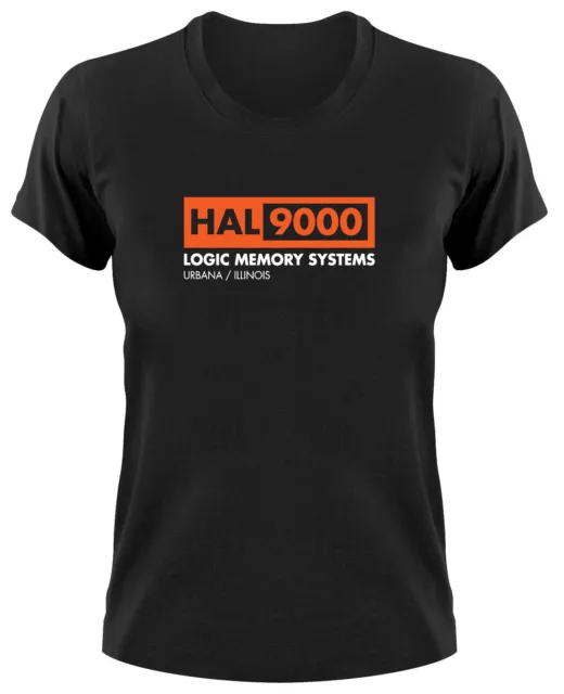 HAL 9000 Computer 2001 A Space Odyssey Fan Damen T-Shirt Stanley Kubrick