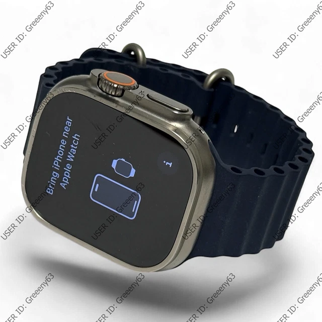 APPLE WATCH ULTRA 1St Gen 49Mm Titanium Case With Ocean Band Fair