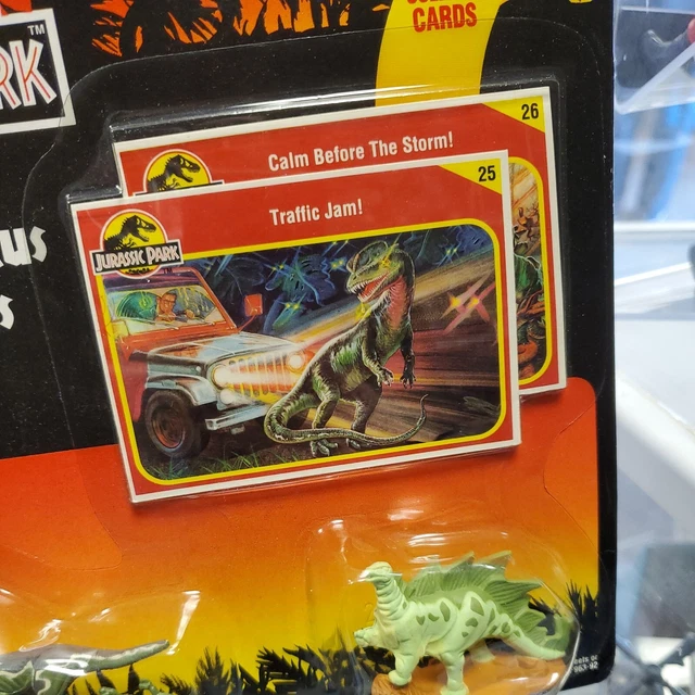 Kenner 1993 Jurassic Park Die Cast Dinosaurs Dilophosaurs & Stegosaurus NEW 2