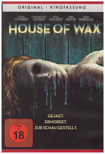 DVD HORROR KLASSIKER  HOUSE OF WAX mit PARIS HILTON im TOP ZUSTAND FSK 18