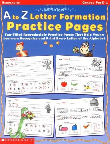 AlphaTales: A to Z Letter Formation Practise Pages: Fun-filled Reproducible Pra,