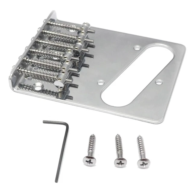VINTAGE STYLE 6 Sts Saddle Top Loader Bridge for Tele Telecaster Style