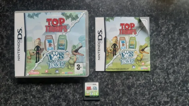 Top trumps dogs and dinosaurs nintendo ds game