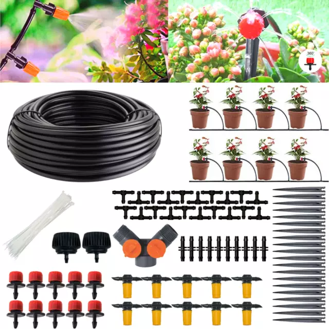 Kit Irrigazione A Goccia Giardino Impianto Completo Per 20 Vasi Picchetti Claber