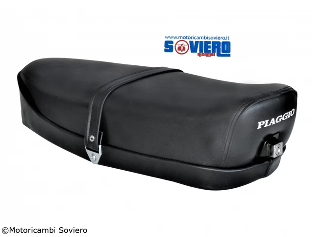Carene, Selle E Parafanghi 50S SELLA LUNGA NERA BLACK PIAGGIO VESPA 125 Primaver
